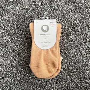 Peach Crew Grip Socks - Small, NWT